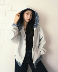 Camo Graphite Zip-up