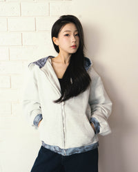 Camo Graphite Zip-up