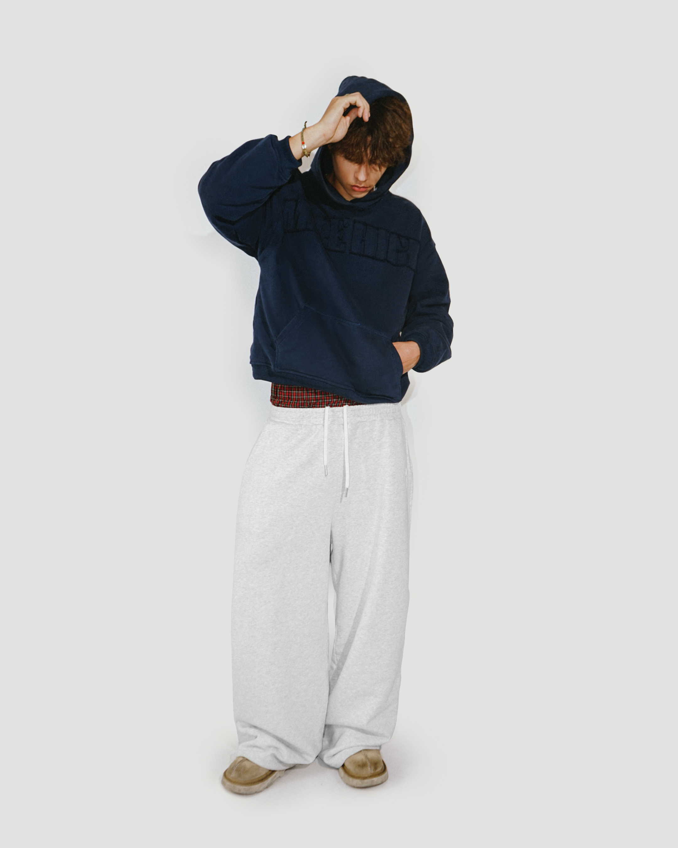 Patched Sapphire Hoodie