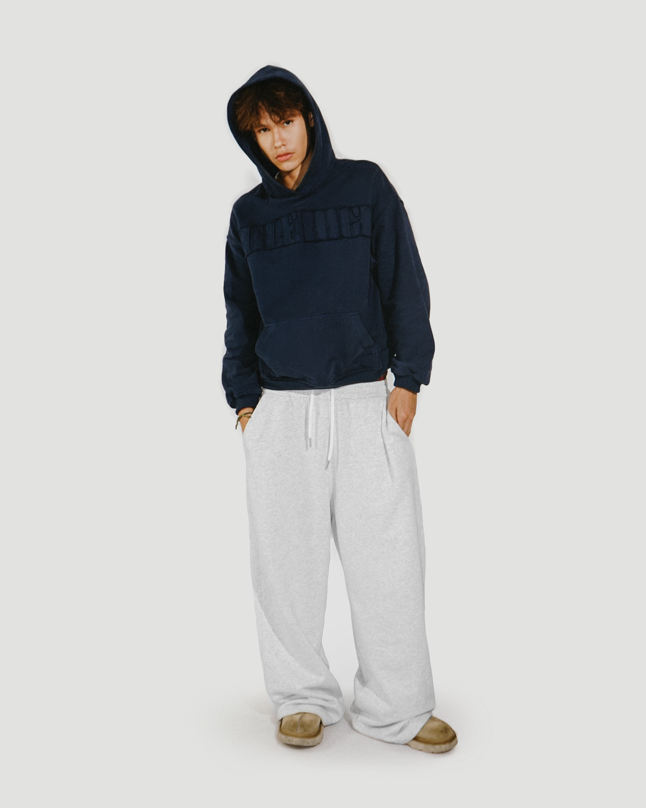 Patched Sapphire Hoodie