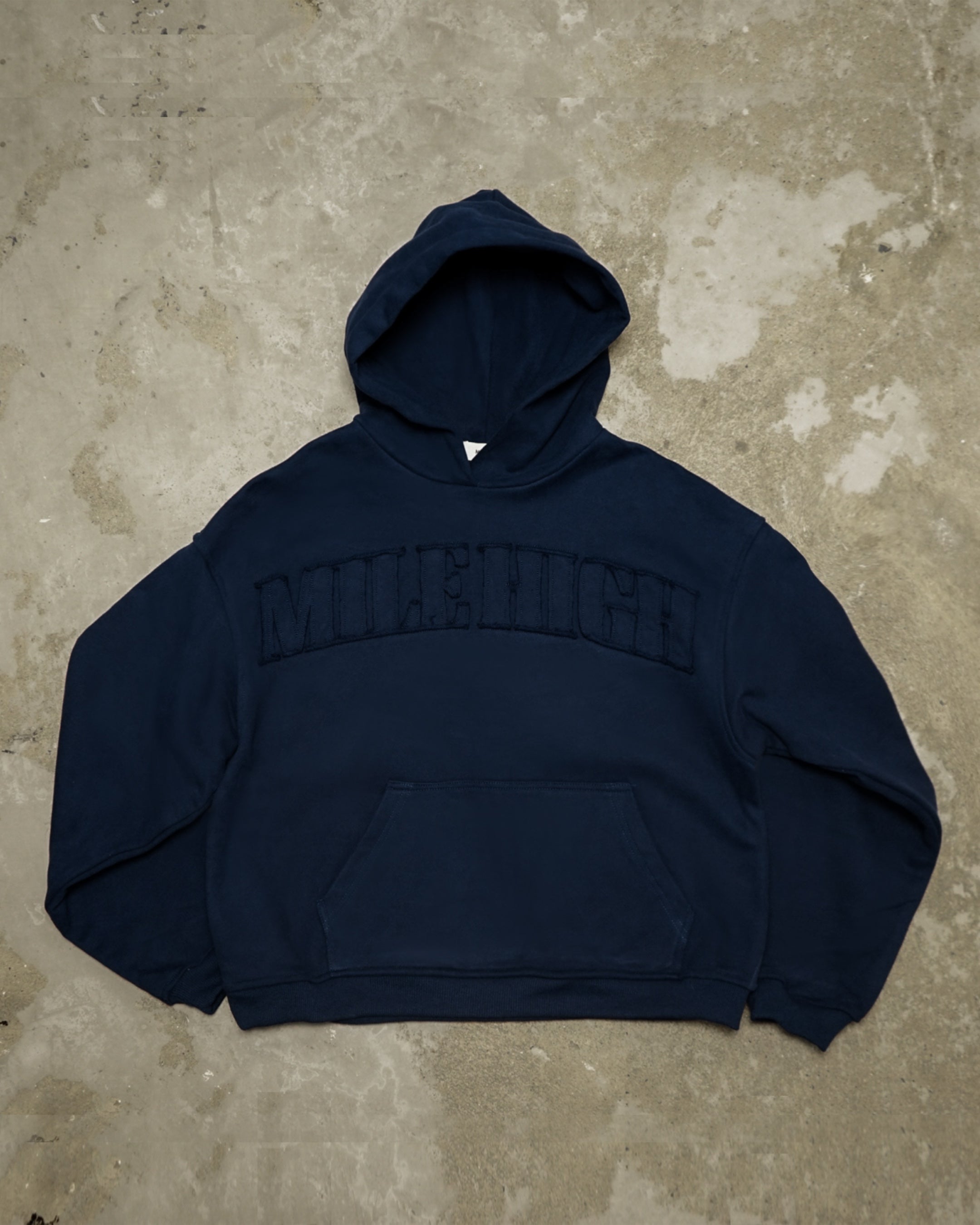 Patched Sapphire Hoodie