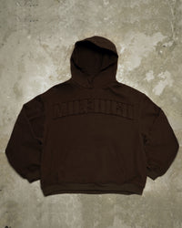 Patched Mocha Hoodie