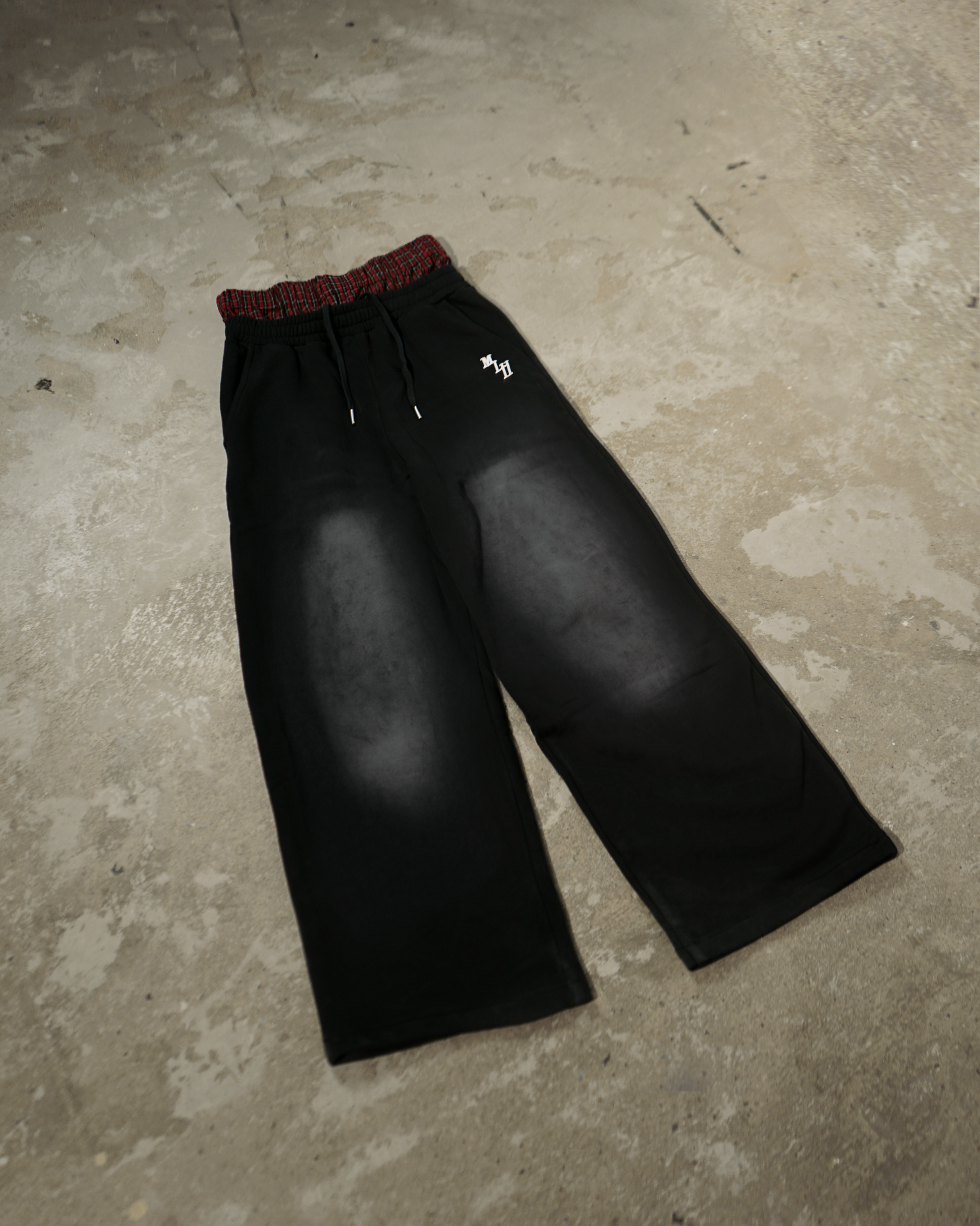 Lowrise Faded Onyx Sweatpants
