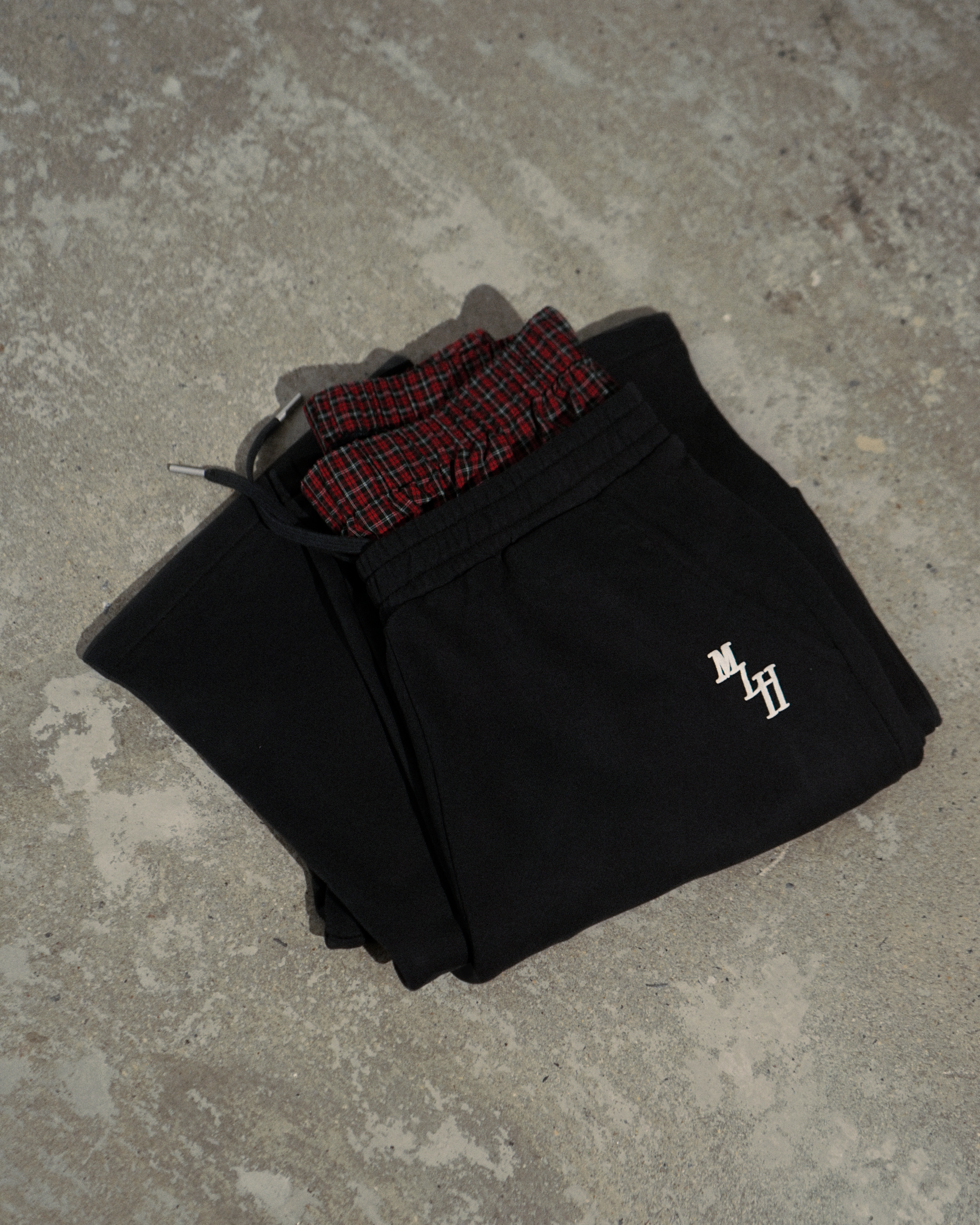 Lowrise Faded Onyx Sweatpants