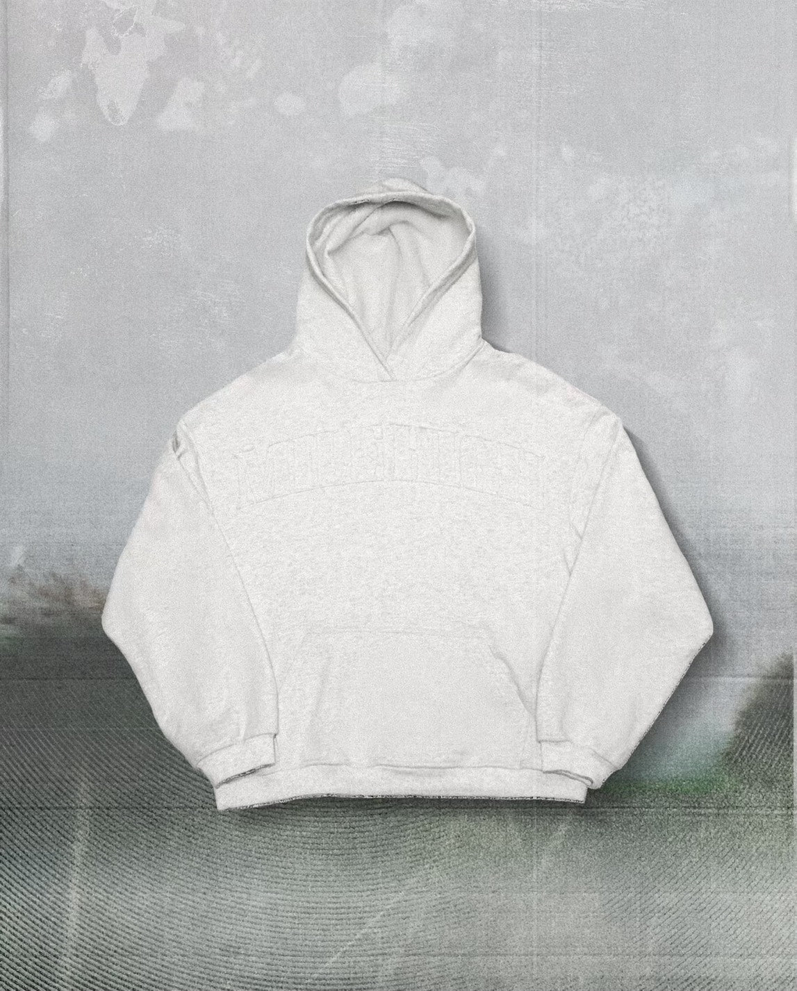 Patched Graphite Hoodie